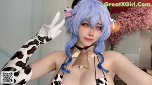 Coser@Byoru: Ganyu Moo Moo (51 photos )